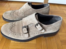Herren Navyboot Doppel-Monk Schuhe Gr. 41