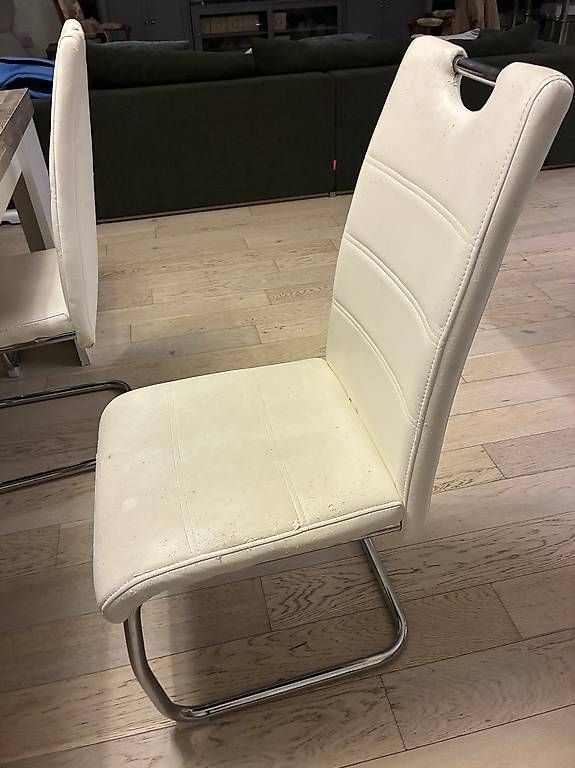 Set di tavolo e panche: table salle à manger avec rallonges intégrées + 6 chaises – Usato da Collonge-Bellerive venduto da routard68 2