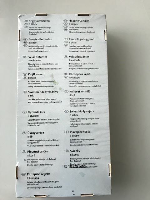 Bougies: 8 Schwimmkerze – Neuf avec emballage d'origine à Winterthur par Alp9 2