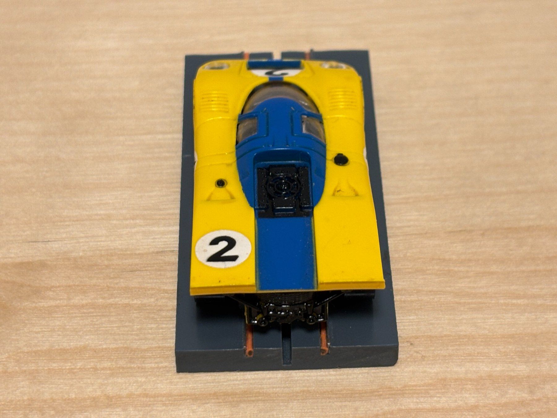 Faller Piste: Faller/Aurora AFX Porsche 917K #2 gelb/blau – Usato da Bülach venduto da h0slotch 3