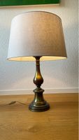 Elegante Vintage Tischlampe mit 2 Stoffschirme