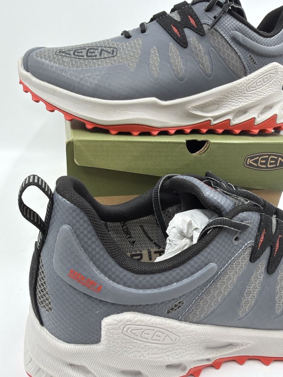 Keen Scarpe da uomo: Keen Zionic WP, Grau/Rot, Grösse 44.5 - Neu! – Nuovo e nell'imballaggio originale da Sirnach venduto da Fkobi 7