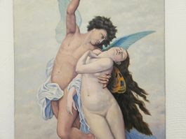 Perrenoud Monnier Neuchâtel  peinture sur toile ancienne