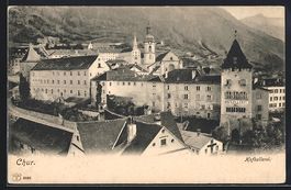 AK Chur, Stadtansicht an der Hofkellerei