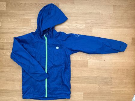 Blaue Regenjacke 46 N Gr 152
