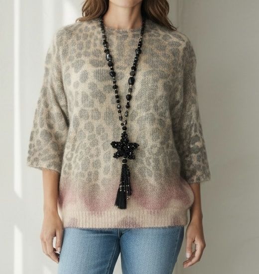 Maglioni & Felpe: Damen Mohair Wolle Strick Leopard Pullover m l cl  – Nuovo e nell'imballaggio originale da Groß-Gerau venduto da bor_8wfb