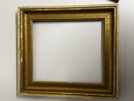 Antiker Bilderrahmen Holz Gold (ca. 33x28 cm) gebraucht