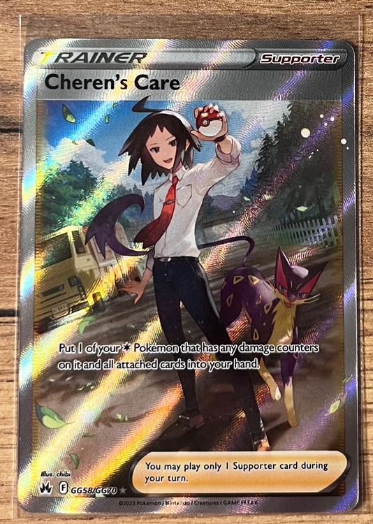 Cherens Care Gg58 Pokemon Crown Zenith Kaufen Auf Ricardo