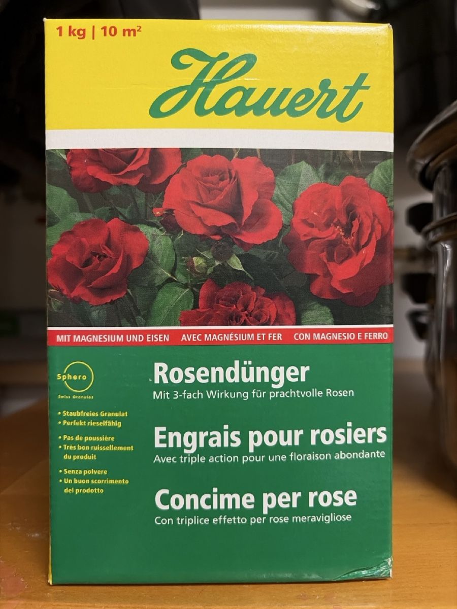 Spandiconcime: Hauert Rosendünger 1 kg  – Usato da Buonas venduto da lililou2