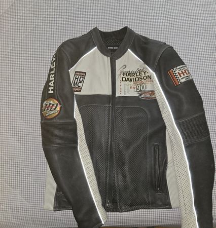 Harley-Davidson Leather Jacket — Summer Biker Ready!
