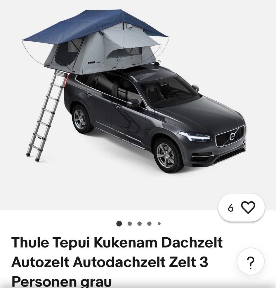 Thule Tende : Thule Tepui Kukenam Autodachzelt – Usato da Auw venduto da Enniroc