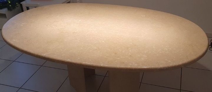 Tavoli: 100% Marmor Esstisch Tisch Beige Massiv – Usato da Zürich venduto da kleinervogel 4