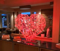 ♥️ Lichterkette Herz ♥️ 111 cm x 102 cm x 21 cm