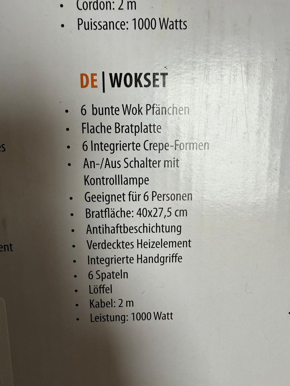 Elettrodomestici da cucina: Wokset fun cooking Tristar – Nuovo (secondo la descrizione) da Winterthur venduto da Moigeli123 5