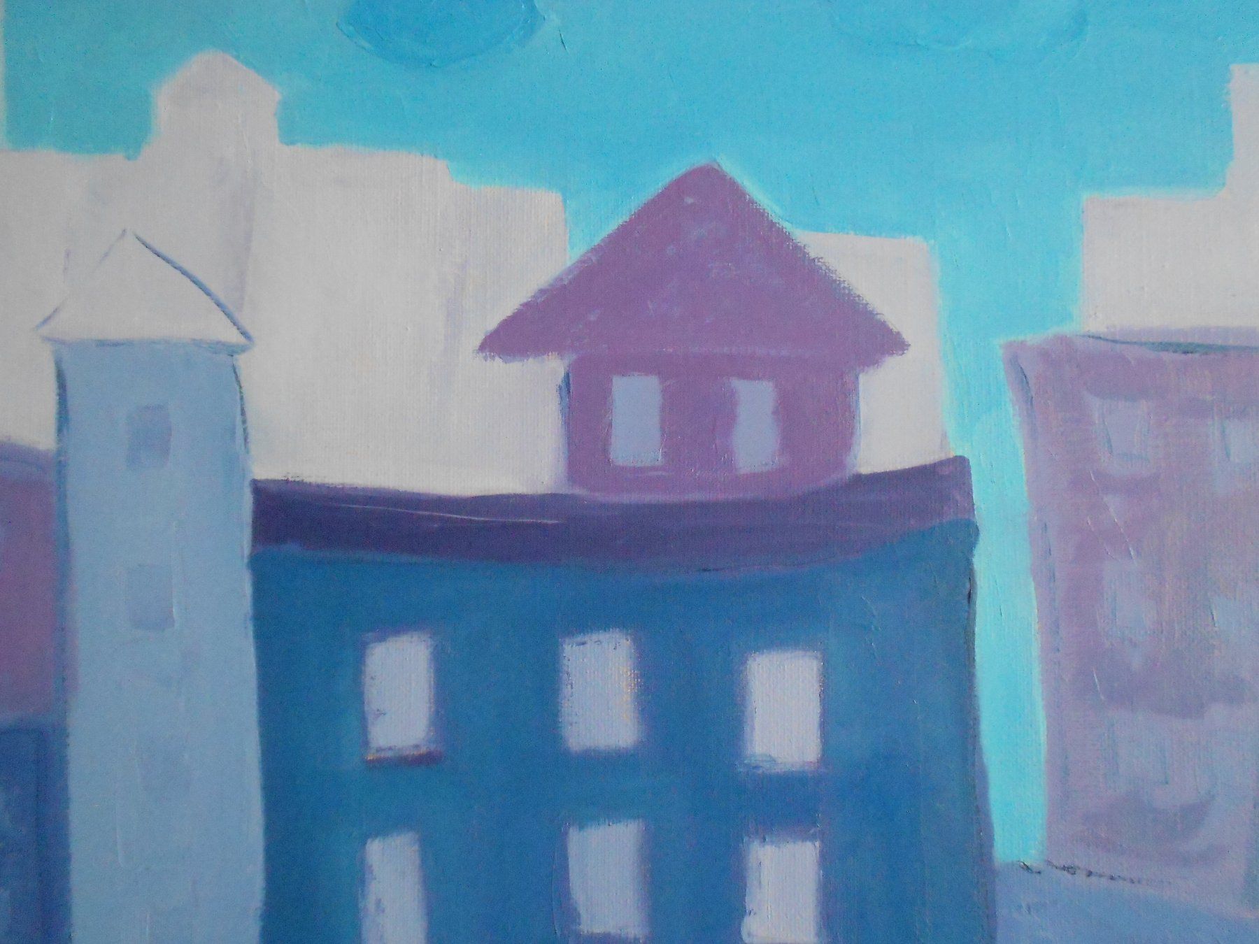 Dipinti: Neo Expressionismus Neal Turner "Place Maubert" Paris – Usato da Dübendorf venduto da ArtExpression 3