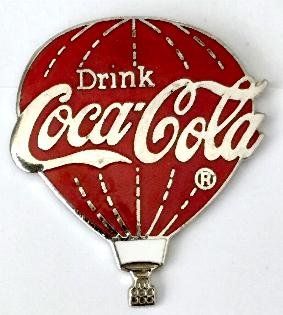 Coca-Cola Placchette & Badge: Coca-Cola Pin Luftballon – Usato da Pfäffikon ZH venduto da Colacity