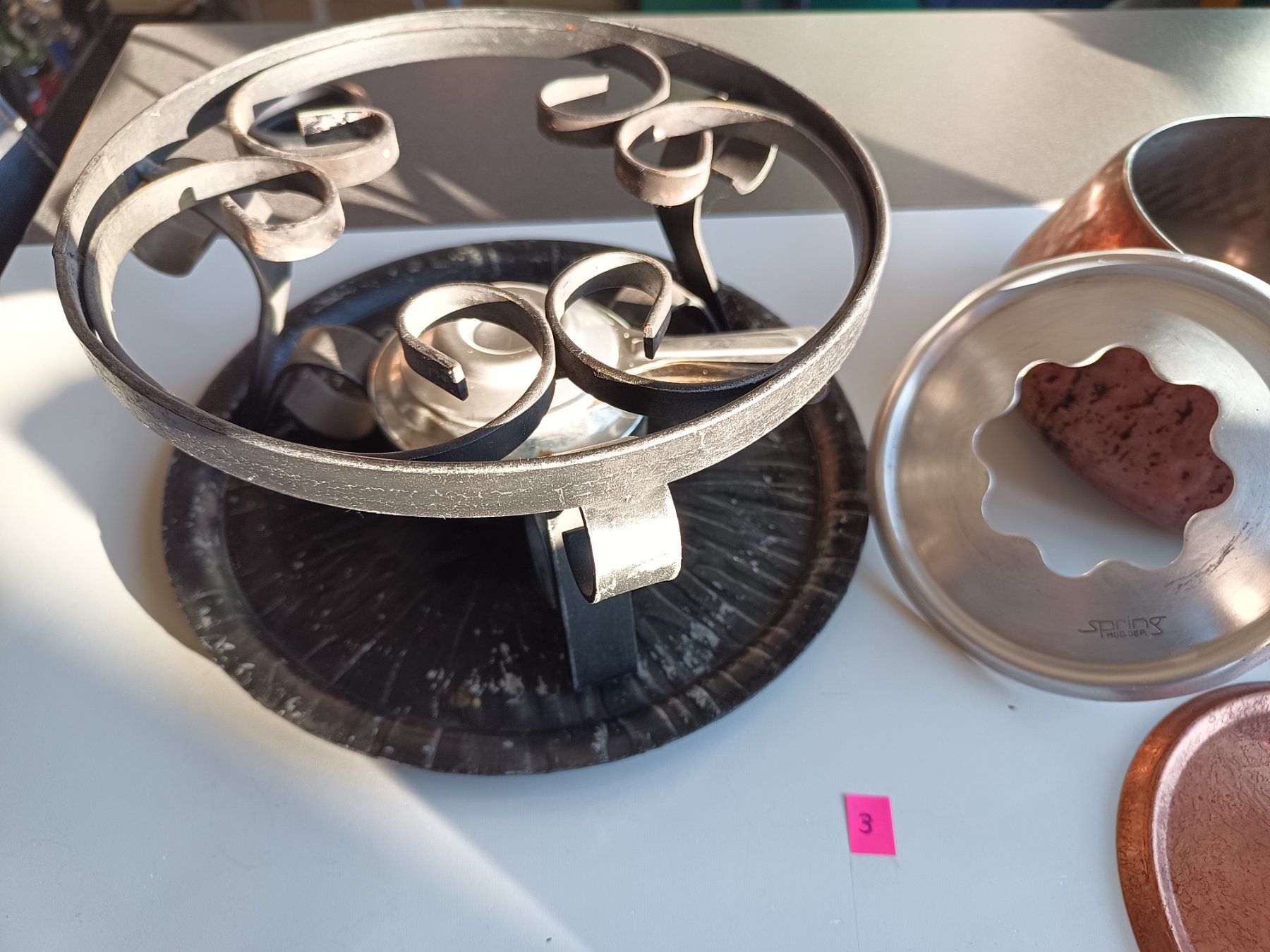 Pfannen: Fondue Kupfer Set – Gebraucht aus Oberegg von A-Z.Handel.Loehrer 4