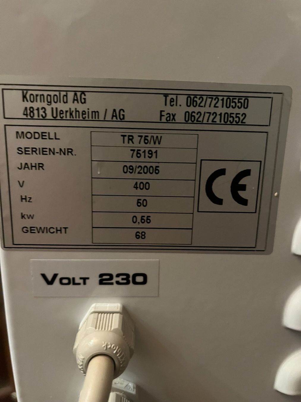 Elettrodomestici da cucina: Pastamaschine TR 75 W Inox, Korngold – Usato da vaduz venduto da jaeger75 3