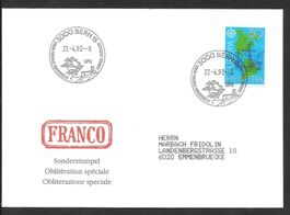 Sonderbrief S. 1131g UPU Conseil Exécutif Bern 27.4.1992