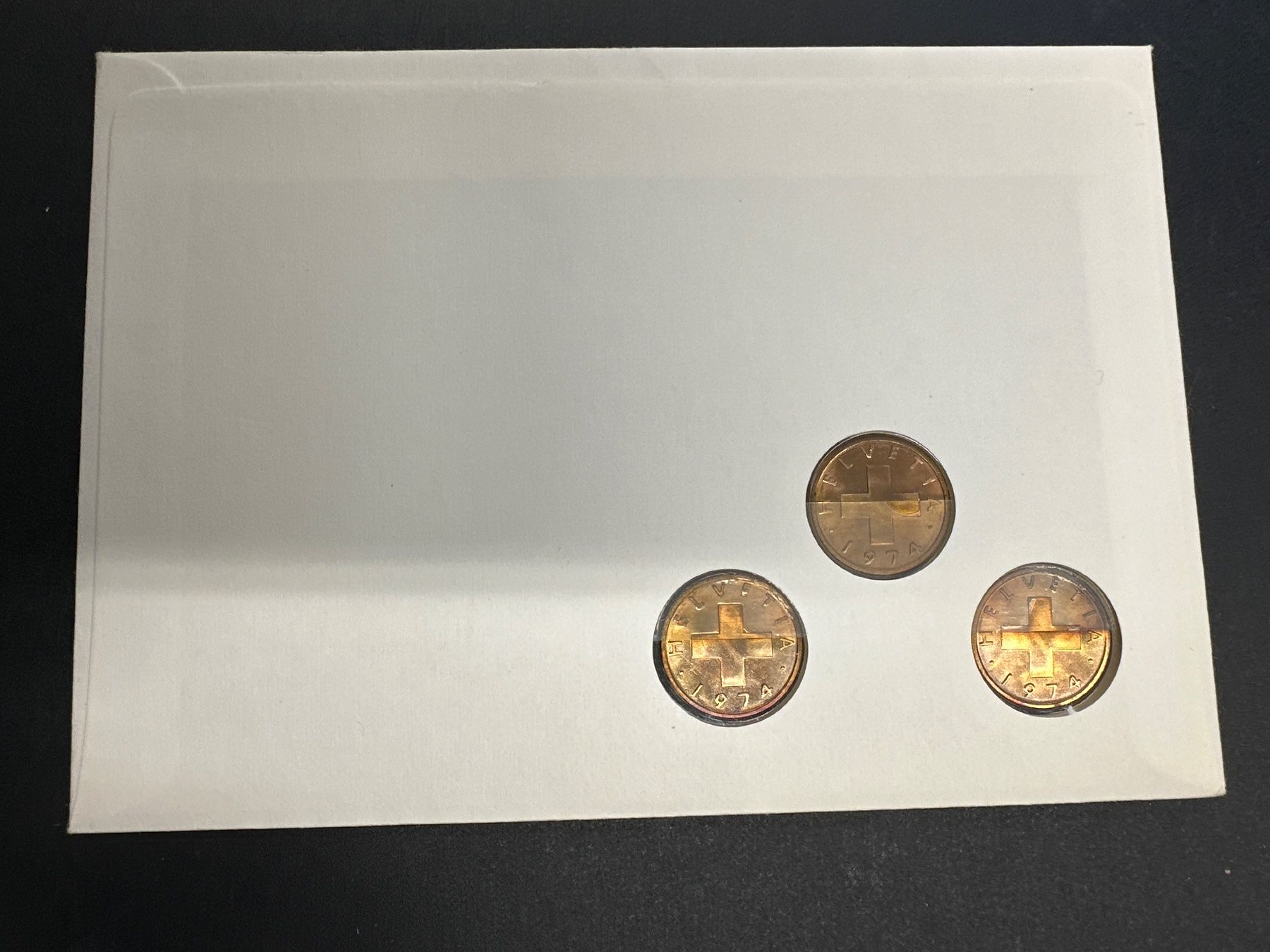 Tutti le monete: 2 Schweizer Münzbriefe – Nuovo e nell'imballaggio originale da Herisau venduto da herau 7