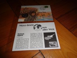 MÜnzbrief Türkisch Zypern