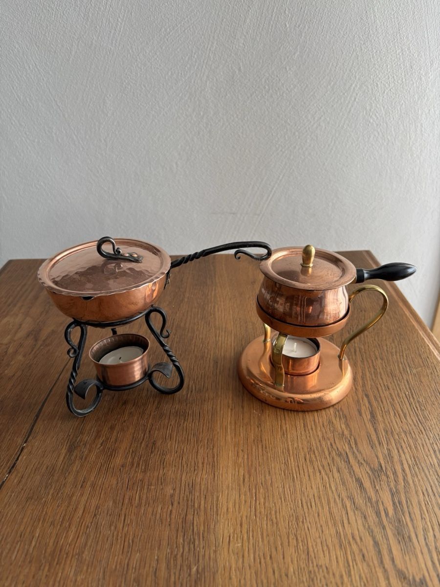 Pentole: Anciens réchauds en cuivre – Usato da Villeneuve VD venduto da sim_q5hp