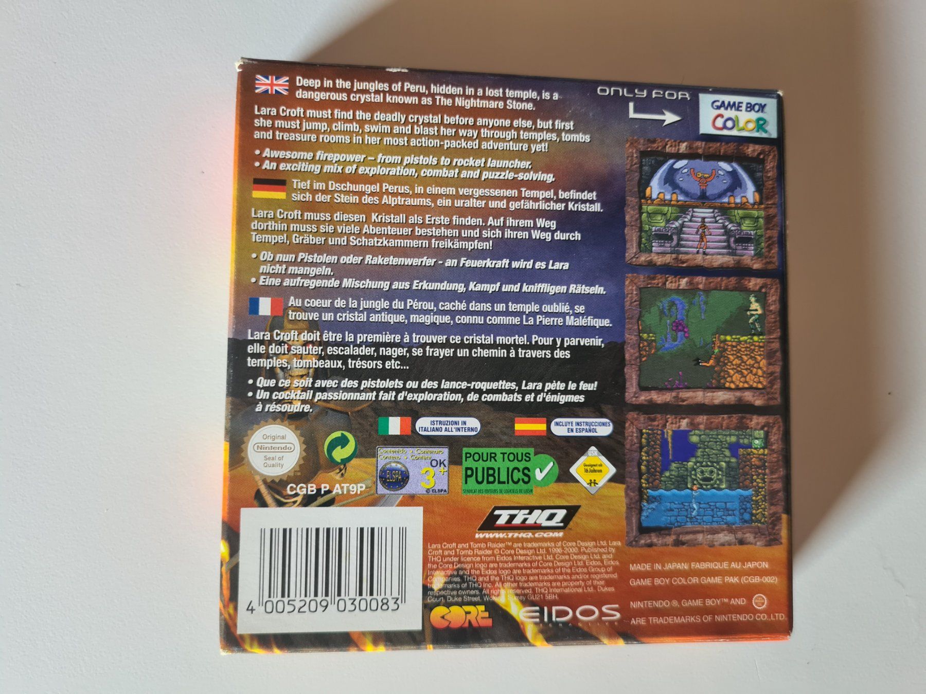 Nintendo Spiele: Game Boy Color Spiel Tomb Raider – Gebraucht aus Münchenstein von 2DGames 1