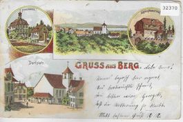 Berg St. Gallen - Litho 1901
