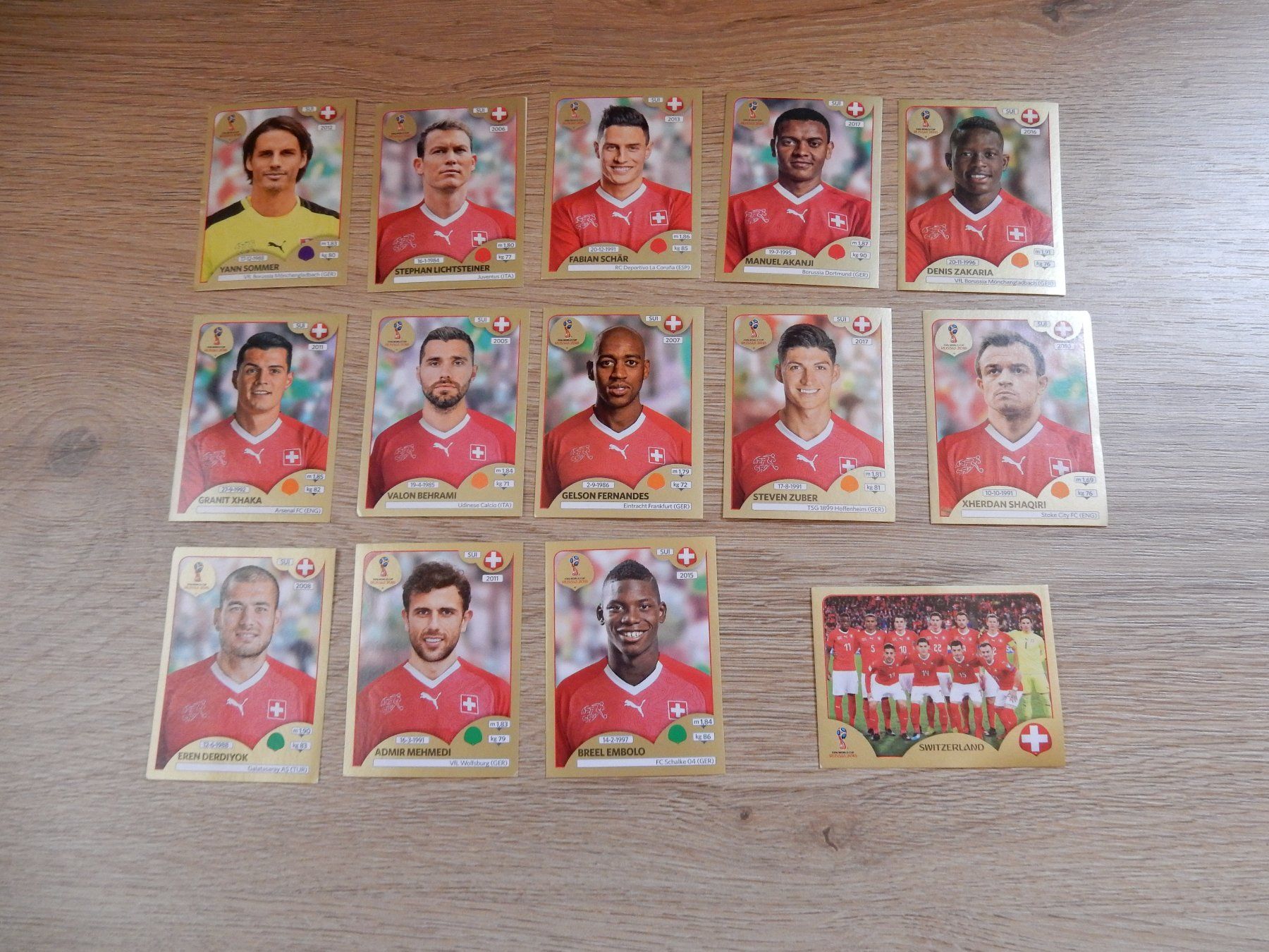Panini Sammelbilder & Trading cards: Panini WM 2018 Schweiz – Gebraucht aus Schangnau von mandige