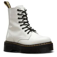 Weisse Dr. Martens Plateau Stiefel, Grösse 39