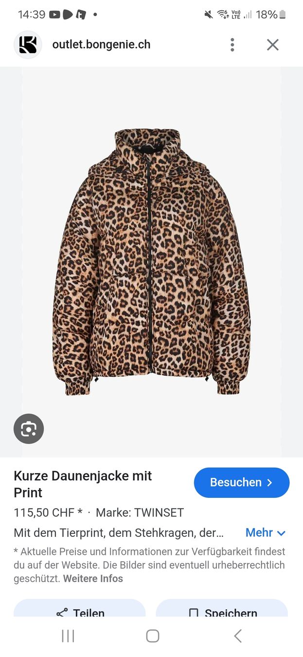 Twinset Jacken: Neu: Daunenjacke von Twinset – Neu (gemäss Beschreibung) aus Eschenbach SG von SanFranciscoCalifornia