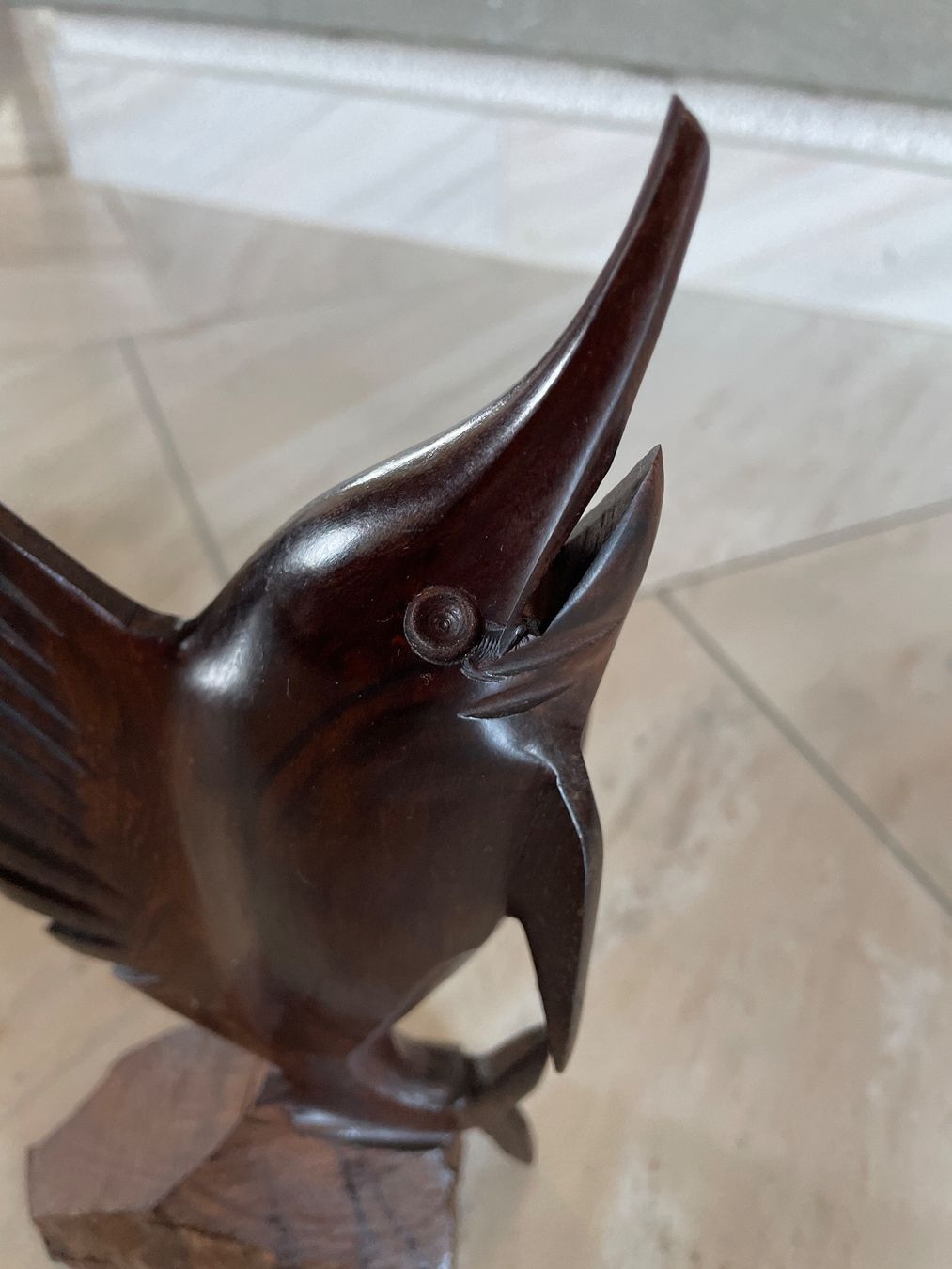 Sculptures & Statues: Holzfigur geschnitzt, Speerfisch – D'occasion à Neuheim par discovery27 4