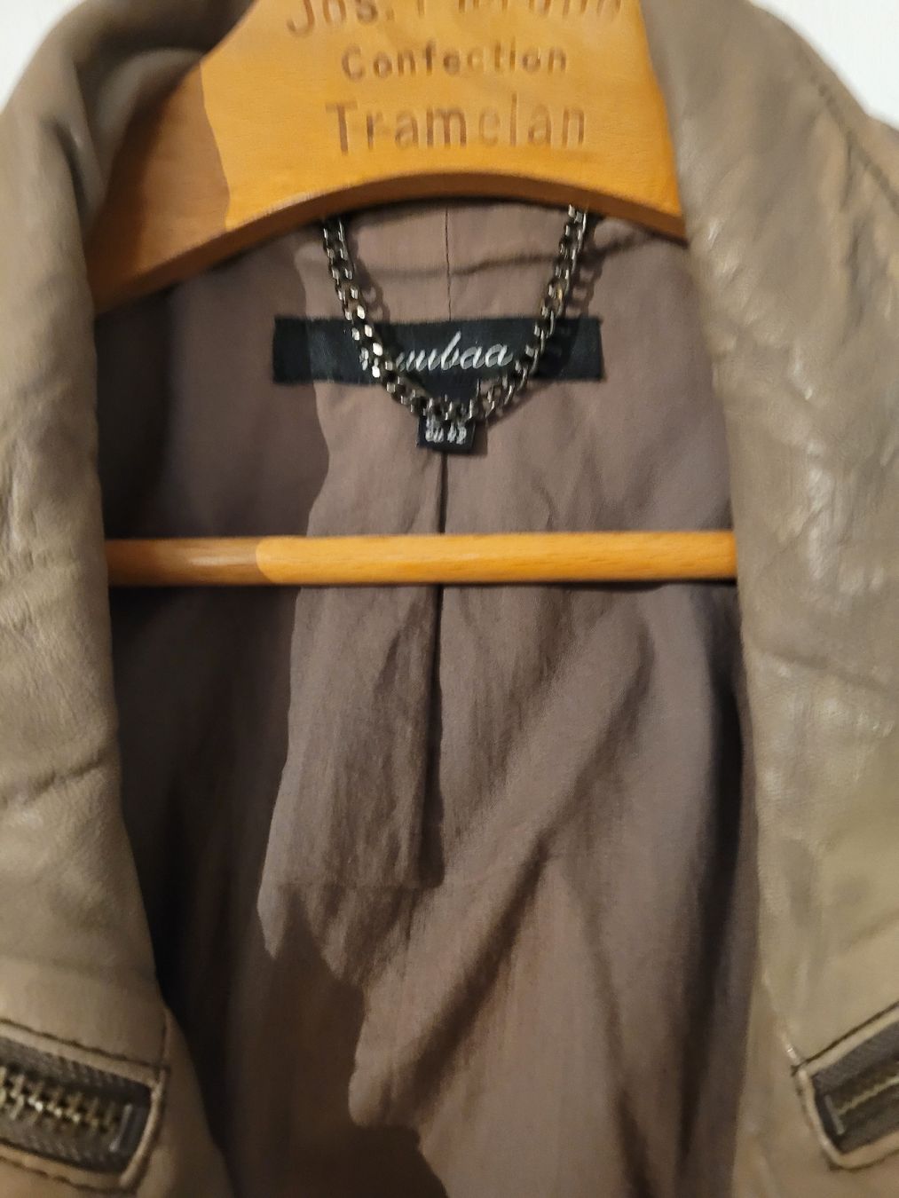 Jacken: Veste cuir kaki xl – Gebraucht aus Echallens von frimousse2008