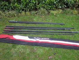 3x Windsurfmast 430cm 460cm  490cm und Tasche