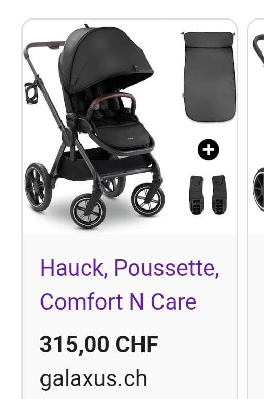 Hauck Carrozzine: Poussette réversible - Hauck Walk N care – Usato da Sciernes-d'Albeuve venduto da gabrielRU 9