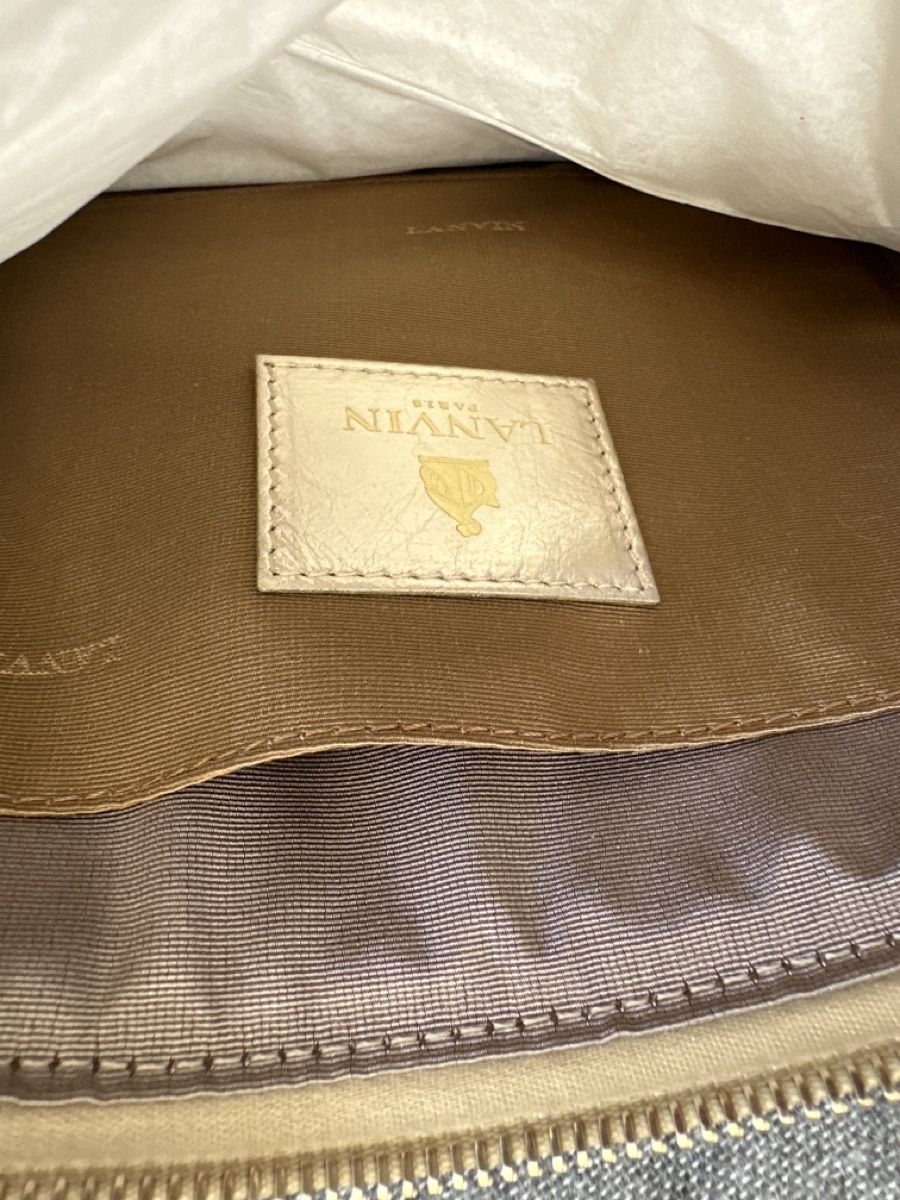 Lanvin Taschen für Damen: Pochette Lanvin Paris dorée neuf  – Neu (gemäss Beschreibung) aus Commugny von rus_my8v 3
