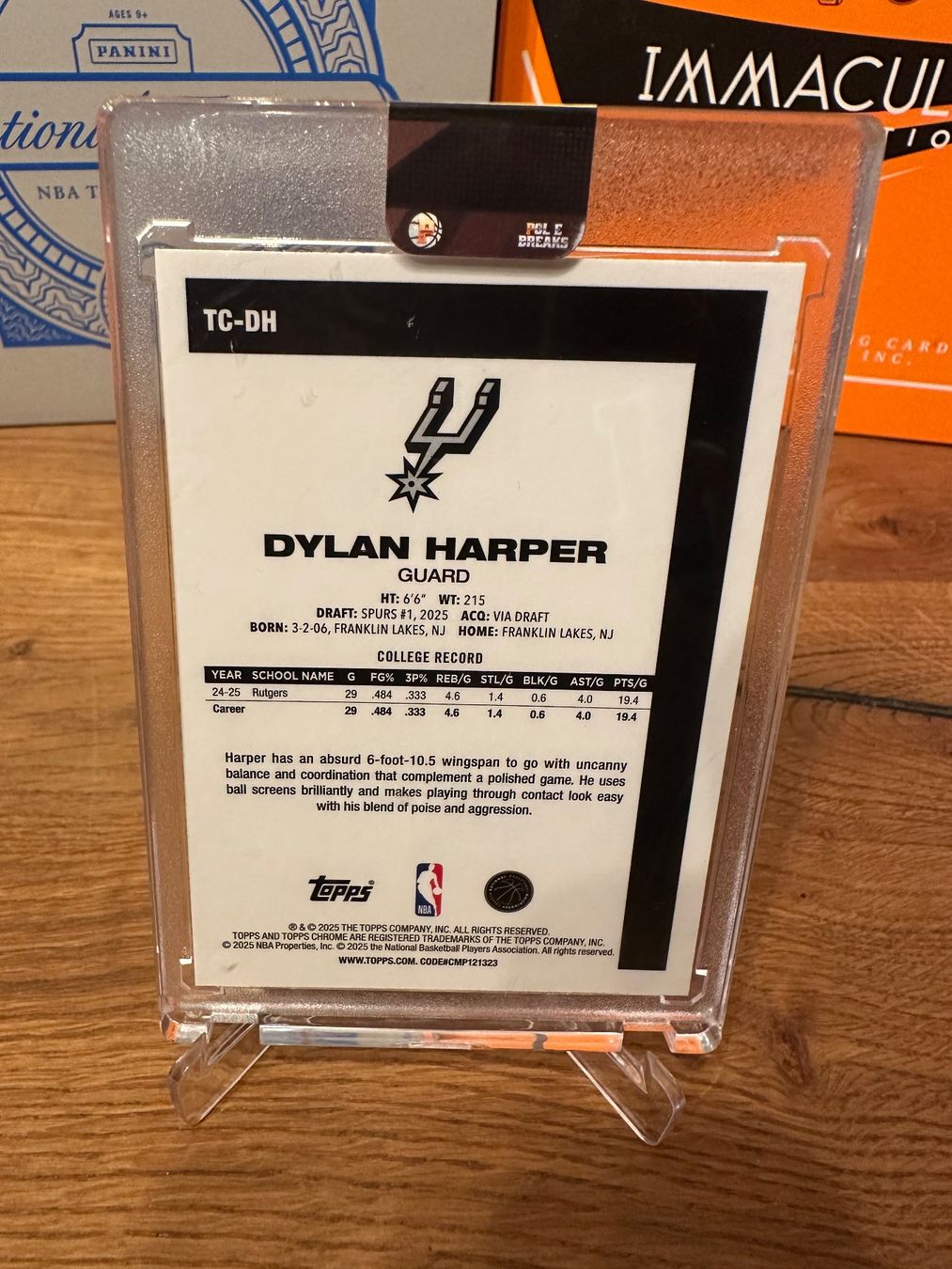Nba Carte collezionabili: Carte Topps Chrome Dylan Harper 45 ans – Usato da Vullierens venduto da Gaara04 1