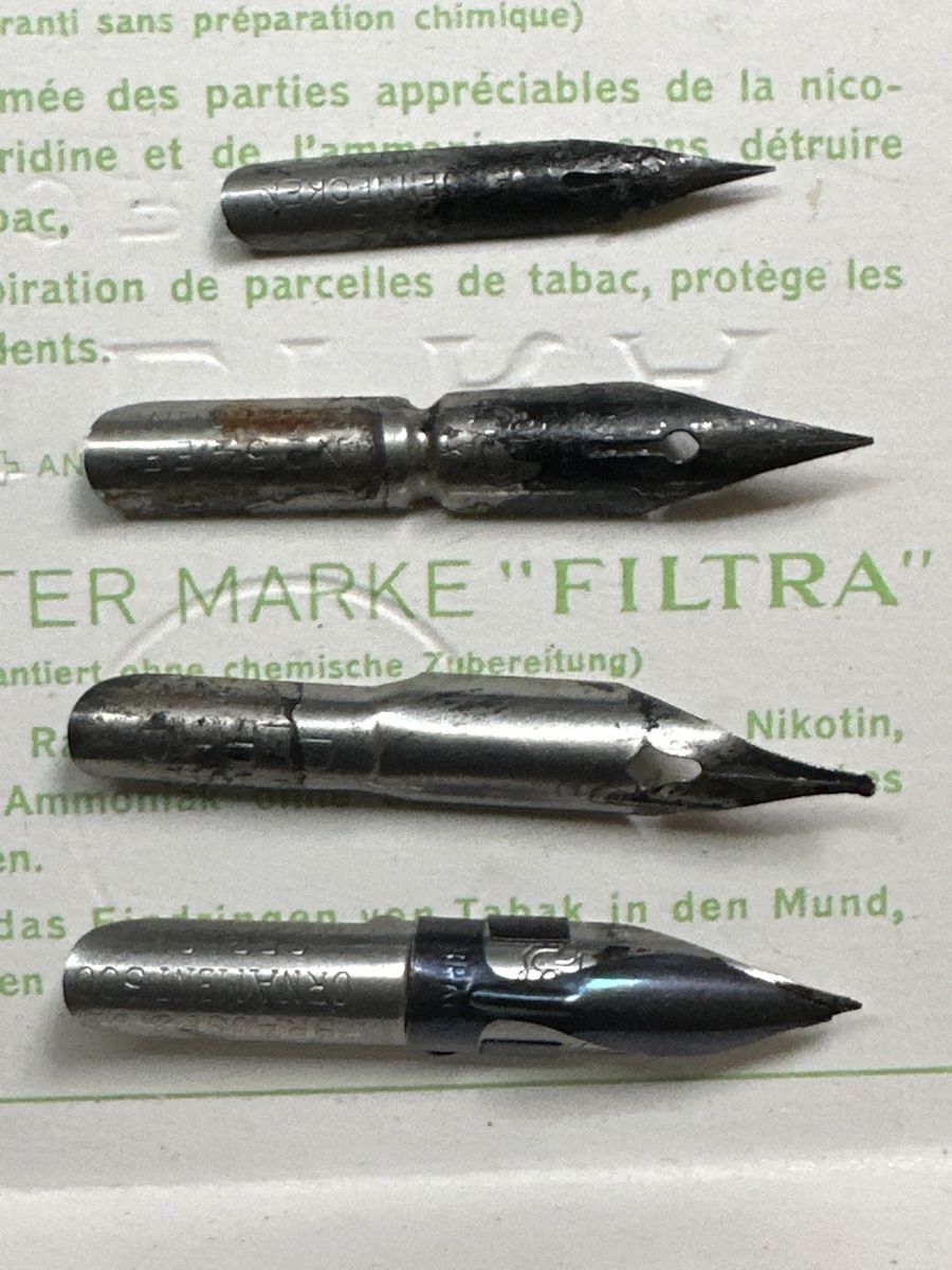 Penna & Evidenziatori: Antiker Federhalter mit 5 Ersatzfedern – Usato da Zürich venduto da Chaeffeler 3