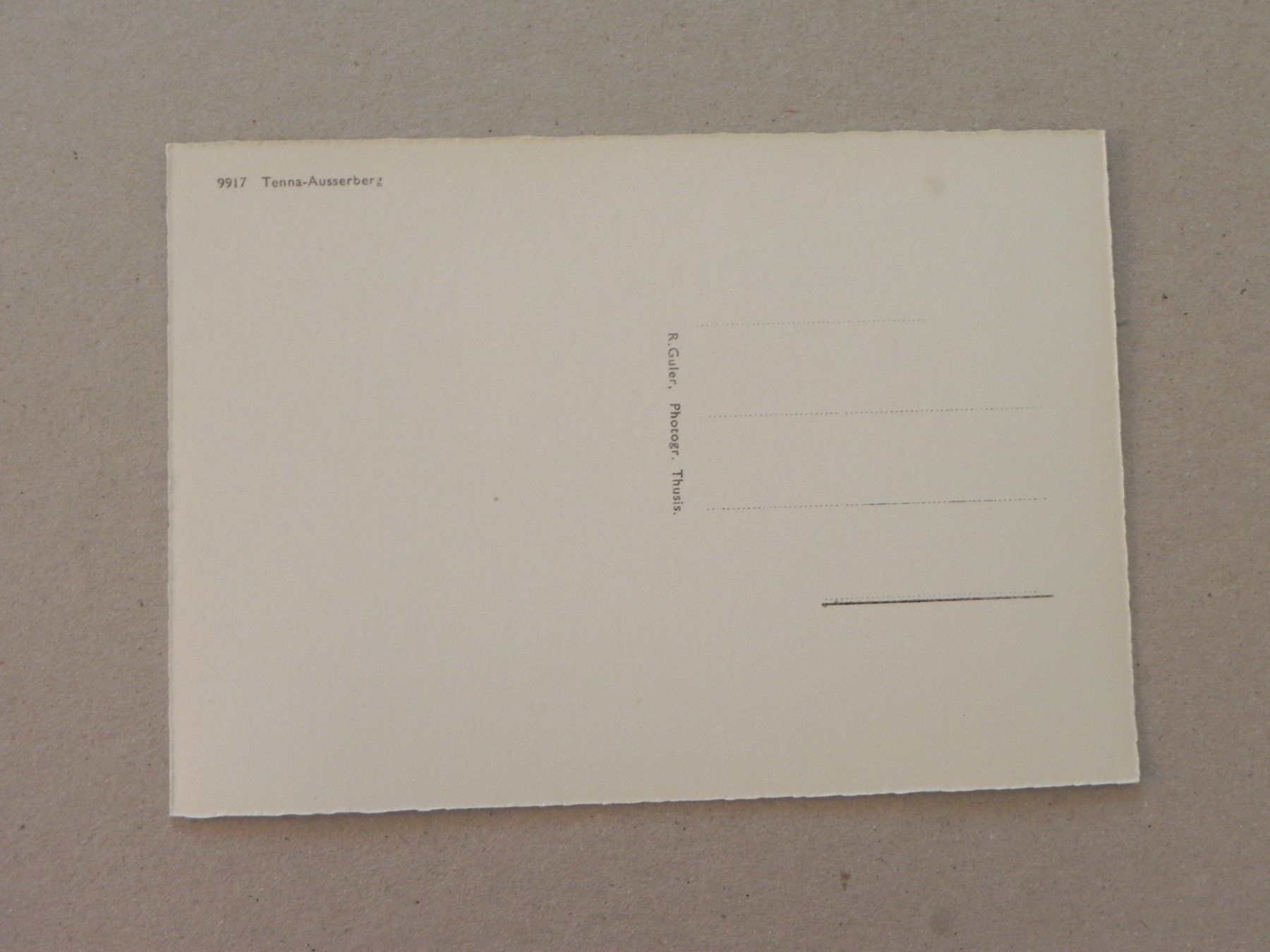 Ansichtskarten: Ansichtskarte Tenna Ausserberg GR 1965 – Gebraucht aus Siebnen von krimsie 1