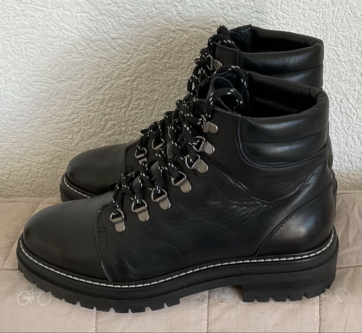 Herrenschuhe: Bottines WHISTLES en cuir noir - pointure 38 – Neu (gemäss Beschreibung) aus Corseaux von Mililaforet75 3