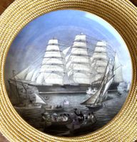 Franklin Porc. Wandteller GREAT REPUBLIC Great Clipper Ships