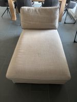 Gemütliche Récamiere / Liege, neuwertig, hellbeige