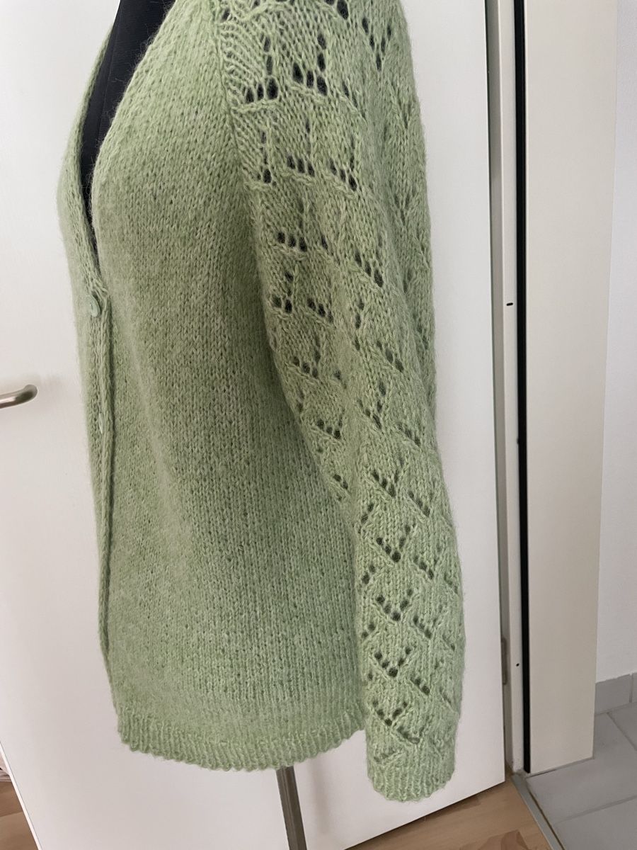 Giacche: Strickjacke weissgrün – Nuovo (secondo la descrizione) da Au ZH venduto da katharik 1