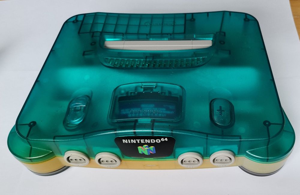 Konsole Nintendo 64 N64 Clear White / Blue NTSC JPN+USA👉RAR | Kaufen ...