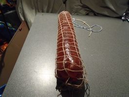 Wurst im Netz, gross, Kunststoff