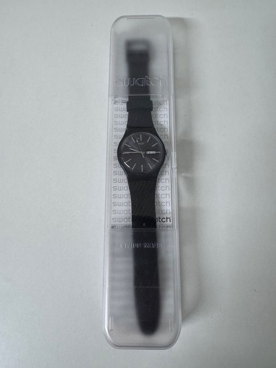 Swatch Orologi: Schwarze Swatch – Usato da Zürich venduto da van_5xbk