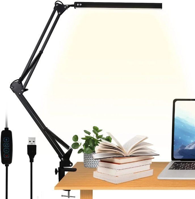 Lampade: Flexibel Schreibtischlampe LED Dimmbar mit Ständer – Nuovo e nell'imballaggio originale da Châtelaine venduto da topshop.switzerland