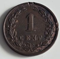 Münze Niederlande 1 Cent 1899 gebraucht guter Zustand