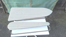 Vintage Bügeltisch und Ärmelbügler Set