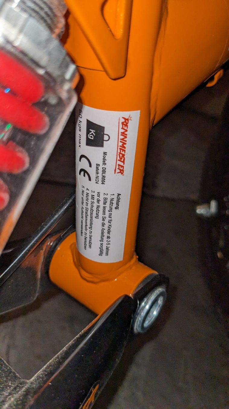 Veicoli per bambini: Laufrad Rennmeister – Usato da Altendorf venduto da Streetracer007 3